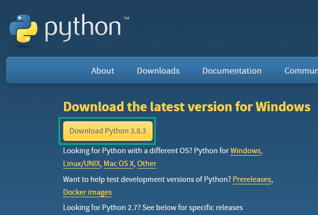 Python - ダウンロード