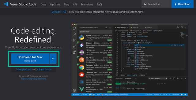VS Code - ダウンロード 1
